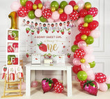 Strawberry 1st Birthday Decorations Party Supplies Strawberry Sweet