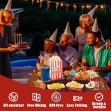 Movie Night Snack Trays with Popcorn Bags and Food Trays Movie Night