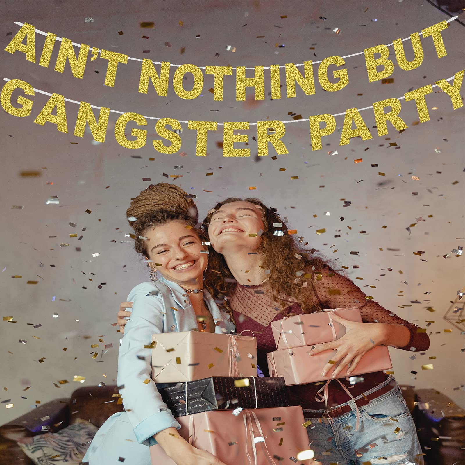 Ain't Nothing But A Gangster Party Banner , Ain't Nothig But A Gangsta