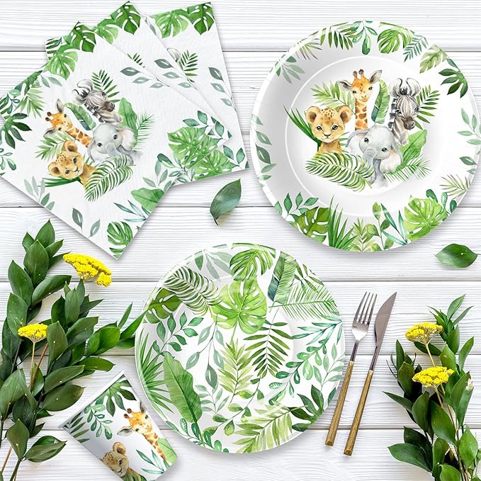 Safari Jungle Theme Party Supplies For Boys Jungle Birthday Baby