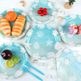 Seashell Beach Party Plates Napkin Fork Nautical Coastal Birthday