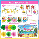 Luau Hawaiian Retirement Party Decorations 23Pcs Beach Retirement