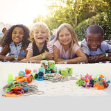 108Pcs Dinosaur Party Favors Dinosaur Stamps Slap Bracelets