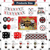 81 PCS Casino Theme Party Decorations Las Vegas Party Decorations