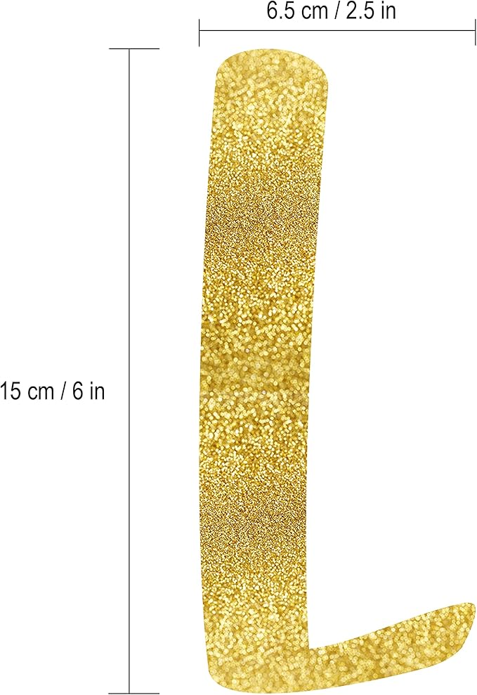 Pre-Strung Let's Party Gold Glitter Banner - Funny Bachelorette Party