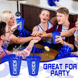 Domensi 20 Pcs Cheer Cup Gift Bulk for Team 16 oz Plastic Ballet Dance