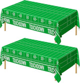 QZYL Football Party Decorations - 2PCS Touchdown Tablecloths,
