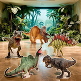 5 Pcs Large Dinosaur Cardboard Cutouts 16.5 to 26.4 Inch Dinosaur