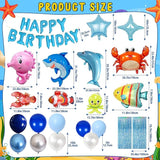 Under the Sea Birthday Party Decorations Supplies for Kids Ocean