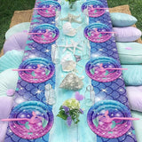 Mermaid Birthday Decorations 81Pcs Party Supplies Including Mermaid