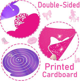 Hot Pink Girl Party Hanging Swirls Pink Party Swirl Ceilings Pink