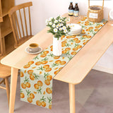 Pudodo Orange Citrus Table Runner Little Cutie Themed Birthday Baby