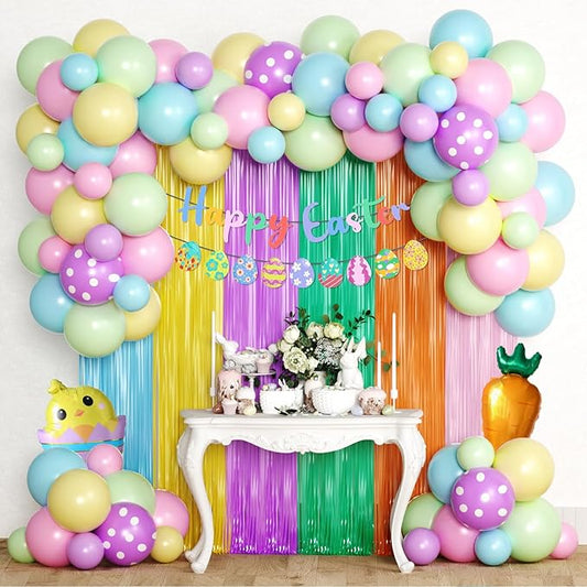 Easter Decorations Pastel Easter Balloons Garland Arch Kit with