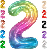 KatchOn, Giant Jelly Number 2 Balloon - 40 Inch | 2nd Birthday