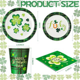 200 Pcs St Patrick's Day Party Decorations Serves 50 Irish Shamrock