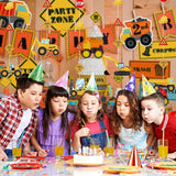 Construction Birthday Banners Construction Birthday Party Supplies
