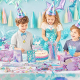 Mermaid Party Favors Birthday Supplies for Girl Gift Boxes Notebooks
