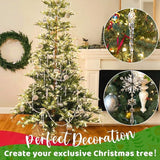 18pcs Crystal Christmas Ornaments for Tree Decorations-Hanging