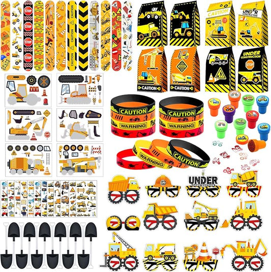 Construction Party Favors Supplies Including Paper Glasses Gift Bag