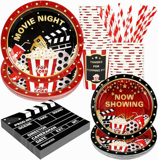 Movie Night Party Supplies Decorations Movie Theme Birthday Paper