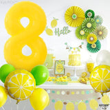 KatchOn, Yellow Number 8 Balloon - Huge, 40 Inch | 8 Balloon for 8th