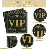 96 Pcs VIP Party Decoration Tableware 350 GSM Disposable Movie Night