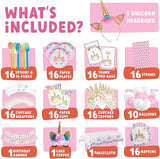 ecoZen Purple Unicorn Birthday Party Decorations Magical Horse