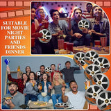 100 Pcs Movie Night Theme Party Supplies Serves 50 Plates and