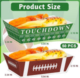 50 PCS Football Party Decorations 2026 Football Serving Tray