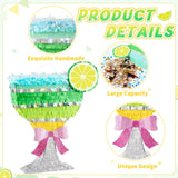 WERNNSAI Cocktail Piñata - Martini Party Decorations Bow Tini