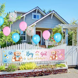 39 Pieces Gender Reveal Banner and Balloon Set Gender Reveal Party