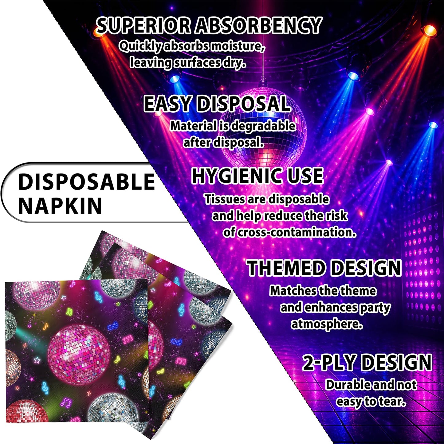 Disco Birthday Party Decorations – Retro Party Fovrs, Disco Birthday