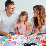 96Pcs Mermaid Party Favors Little Mermaid Coloring Books Crayon