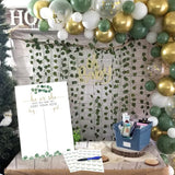 Greenery Baby Gender Reveal Board with Stand 12x17 60 Eucalyptus