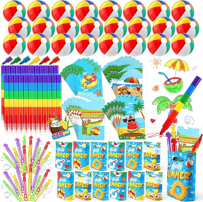 INNOCHEER Pool Party Favors Beach Party Favors for Kids 3-4-5-8-12,
