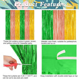 12 Pack Hawaiian Party Decorations, 3.28 FT x 7.05 FT Luau Party