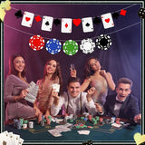 Sherr Poker Theme Party Decorations 10 ft Pre-Strung Poker Birthday