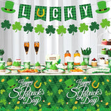 172 Pcs St Patricks Day Party Decoration Set Serves 24 Include Happy