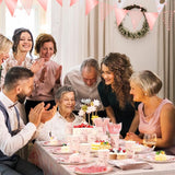 452 Pcs Retirement Party Decorations for Women Rose Gold Happy