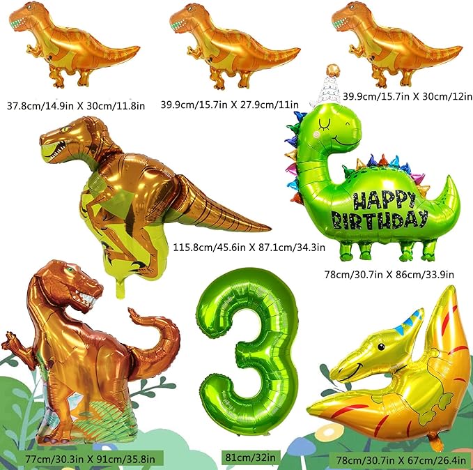 Dinosaur Birthday Party Supplies for Boys and Girls Decorations