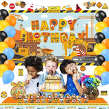 Construction Birthday Party Supplies 136 Pcs Dump Truck Party