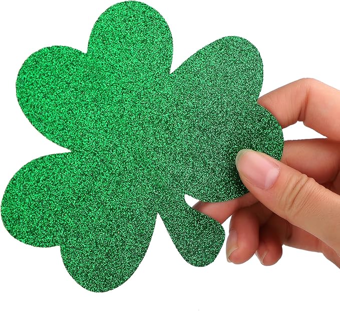 12PCS St Patrick's Day Shamrock Decorations Lucky One Birthday