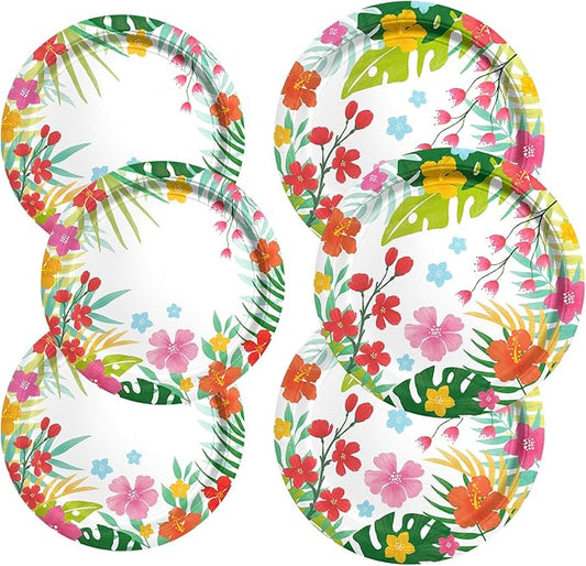Tropical Luau Party Supplies Kit for 76 Count Aloha Hawaiian Party