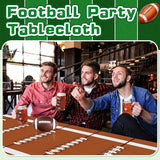 Mixweer 2 Pcs Football Plastic Tablecloth Birthday Party Decorations