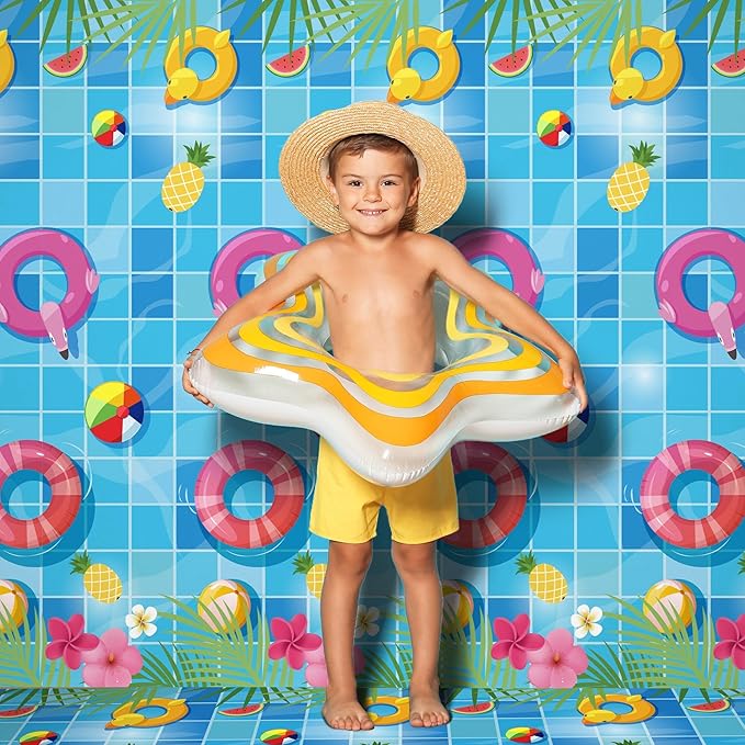 Swimming Pool Plastic Tablecloth Roll 100 Ft x 54 Inch Pool Party