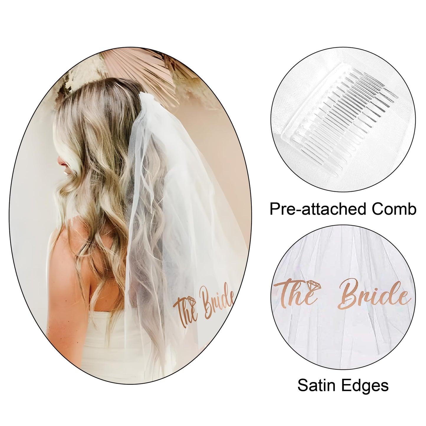 PartyGifts&beyond Bachelorette Party Favors Bride to Be Sash and Veil