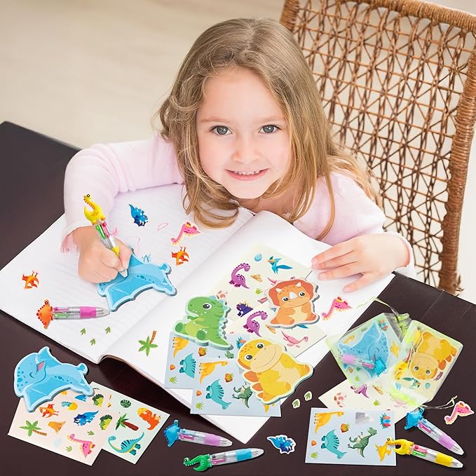 Dinosaur Stationery Party Gift 24 Pack Spring Stuffers Prizes with