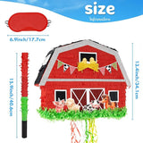 Red Farm Animal Piñata Farm Baby Shower Decorations Animal Piñata