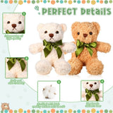 Zhanmai 9 Pieces Cute Bear Stuffed Animals 10 Inch Soft Plush Stuffed
