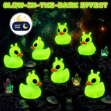 24 Pcs Mini Alien Rubber Ducks Alien Party Favors Small Tiny